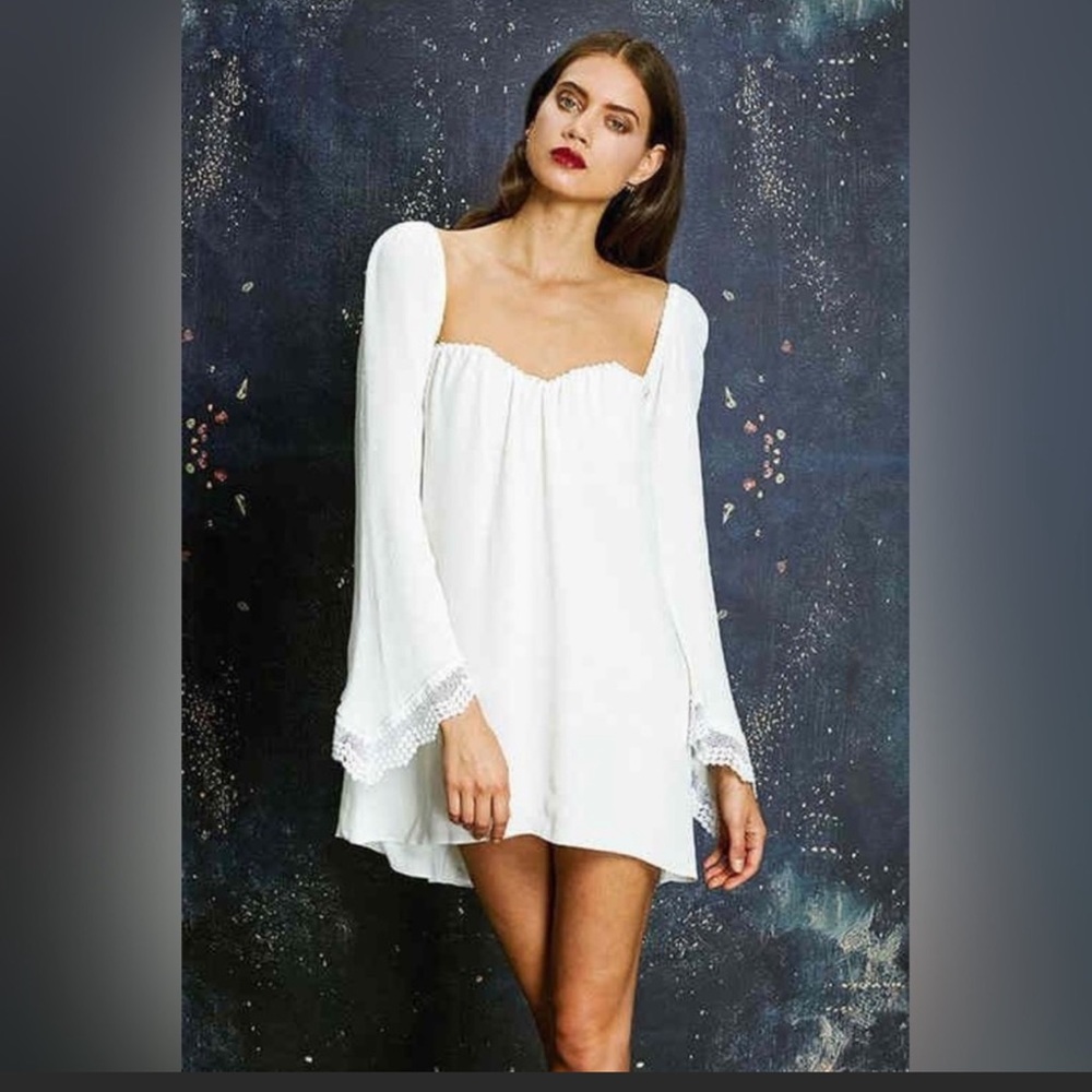 Stone Cold Fox white mini dress